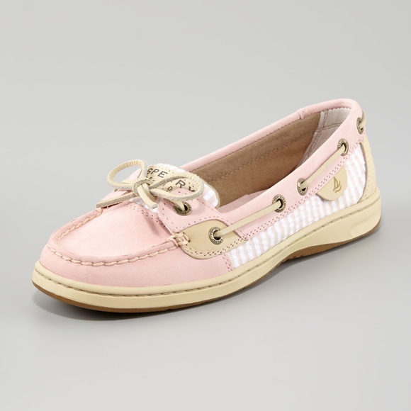 sperry pink slip on